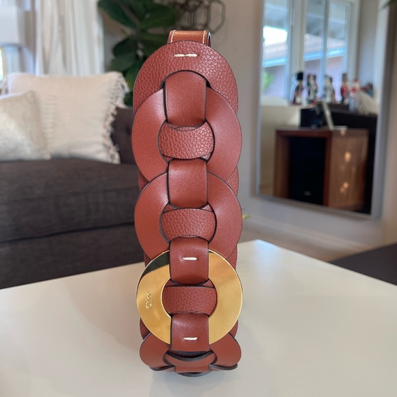 LNWOT Chloe Darryl Small Hobo Crossbody in Sepia Cognac Brown - Picture 10 of 14